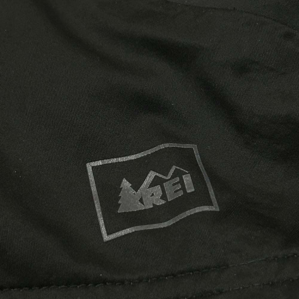 REI Jacket E1 Elements Softshell XXL Black Hooded… - image 9